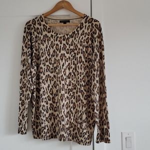 Banana Republic Cheetah Print Sweater